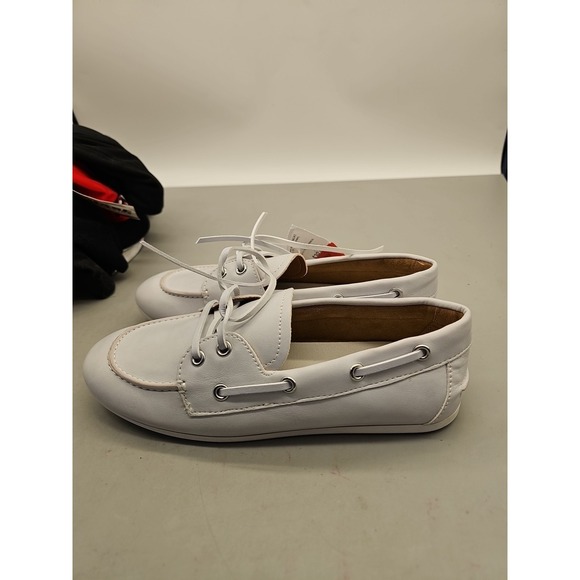 Cushionaire Woman's Anchor Lightweight White  Boat Shoes Size 8.5M    NEW - Picture 2 of 5
